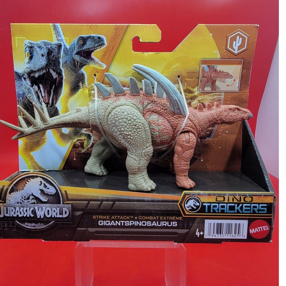 Jurassic World 2022 GIGANTSPINOSAURUS DINOSAUR Strike Attack Dino Trackers